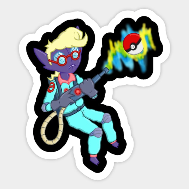 The Real Trainerbusters - Monster Egon Sticker by Dante6499